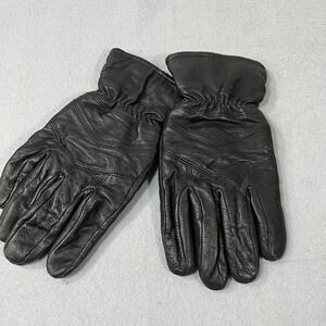 Jacob Ash Men's Genuine Leather Gloves Thinsulate‎ L Lined Winter Warm Black